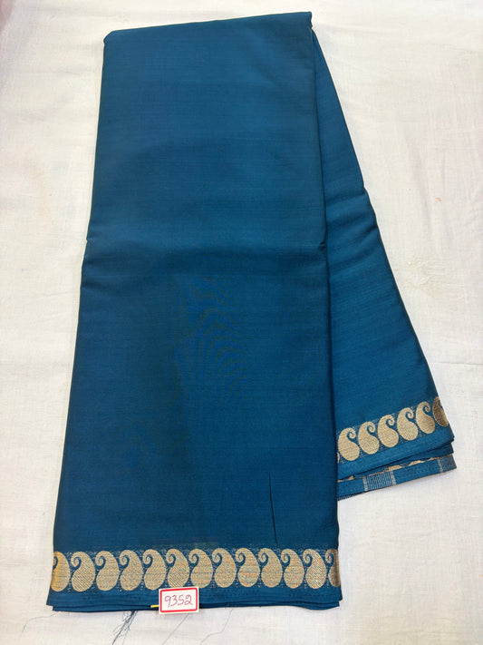 Mysore Crepe Self Color Sarees