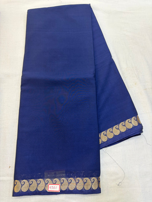 Mysore Crepe Self Color Sarees