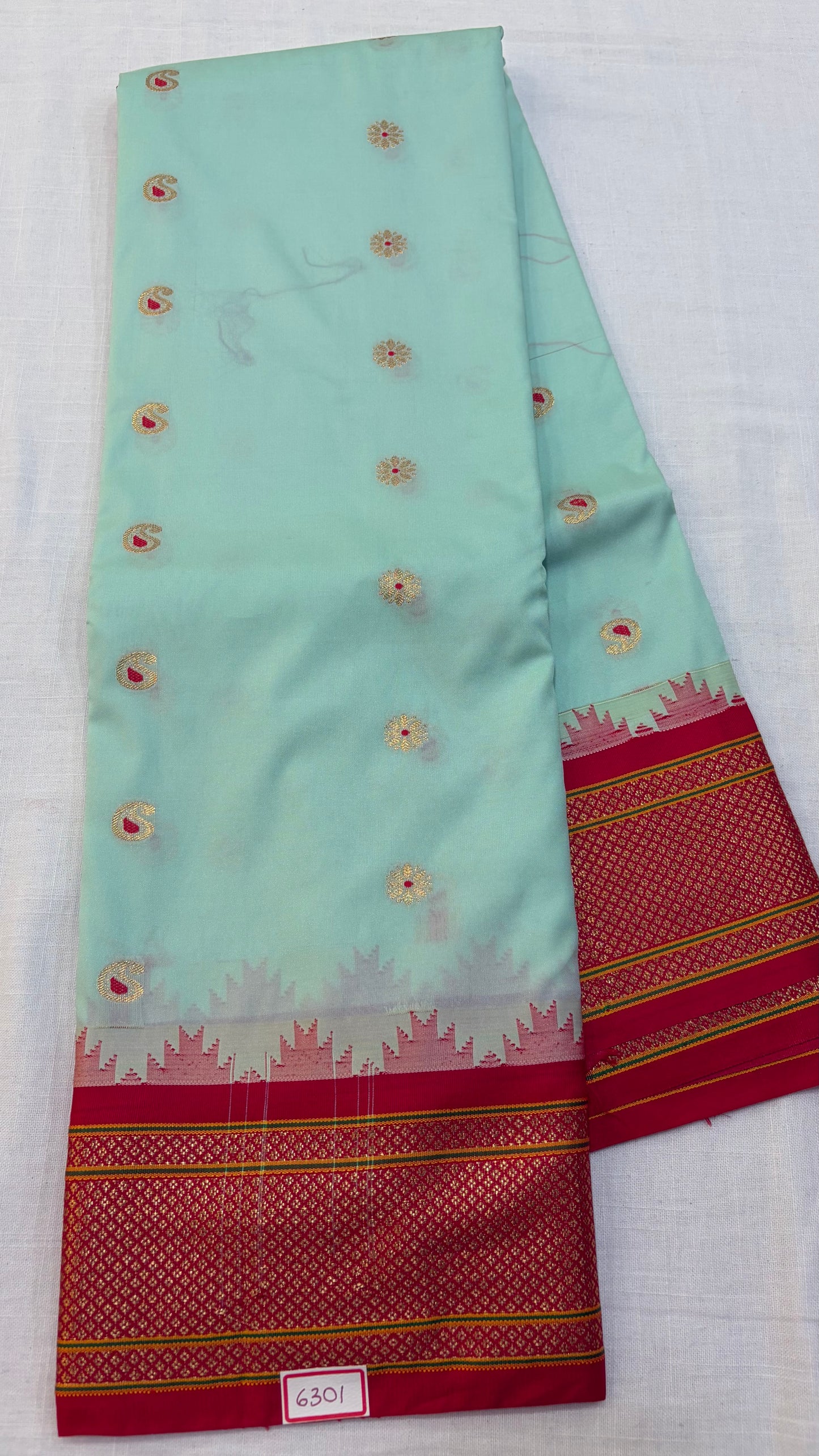 Semi Gadwal Paithani  Saree