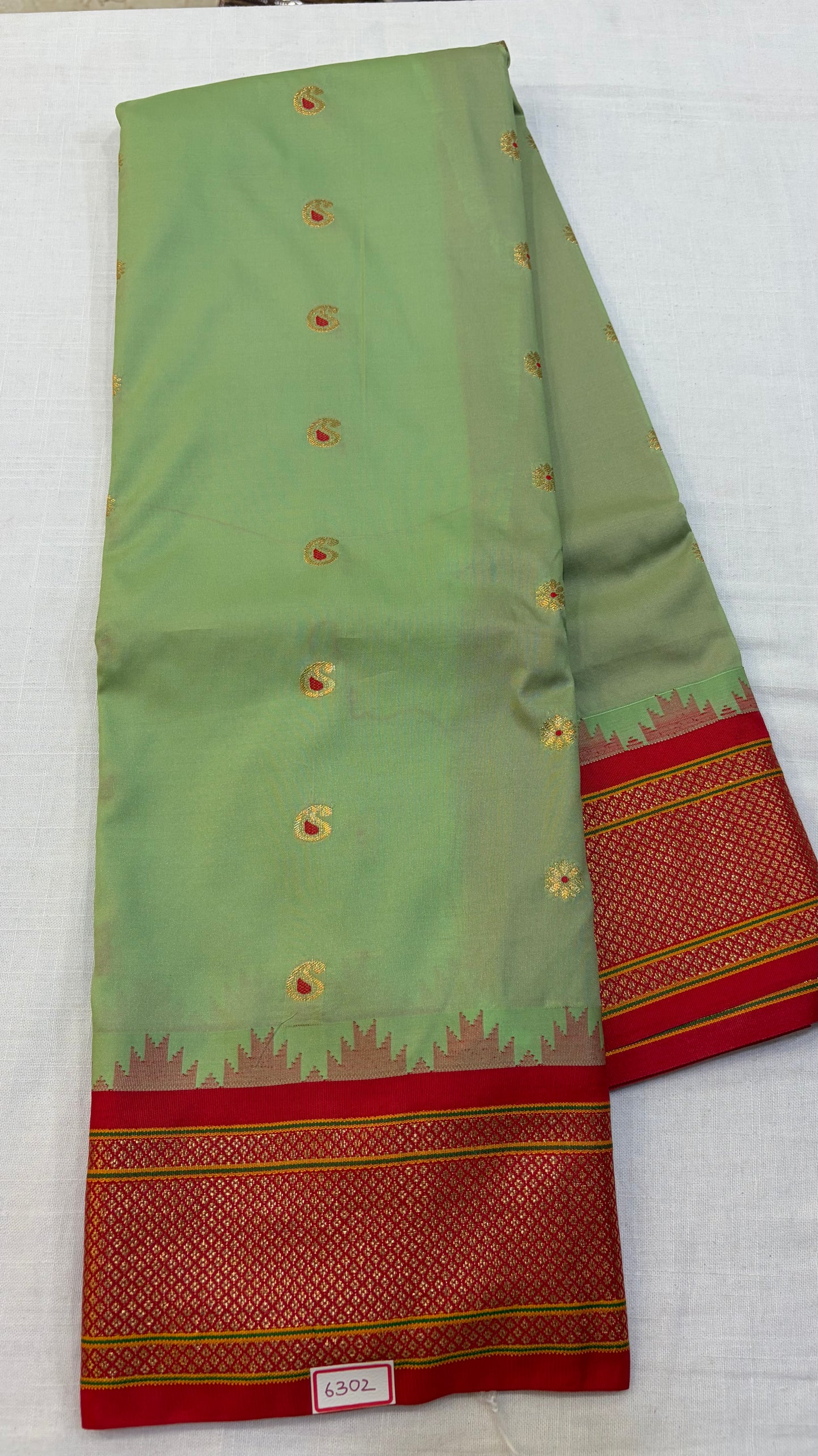 Semi Gadwal Paithani  Saree