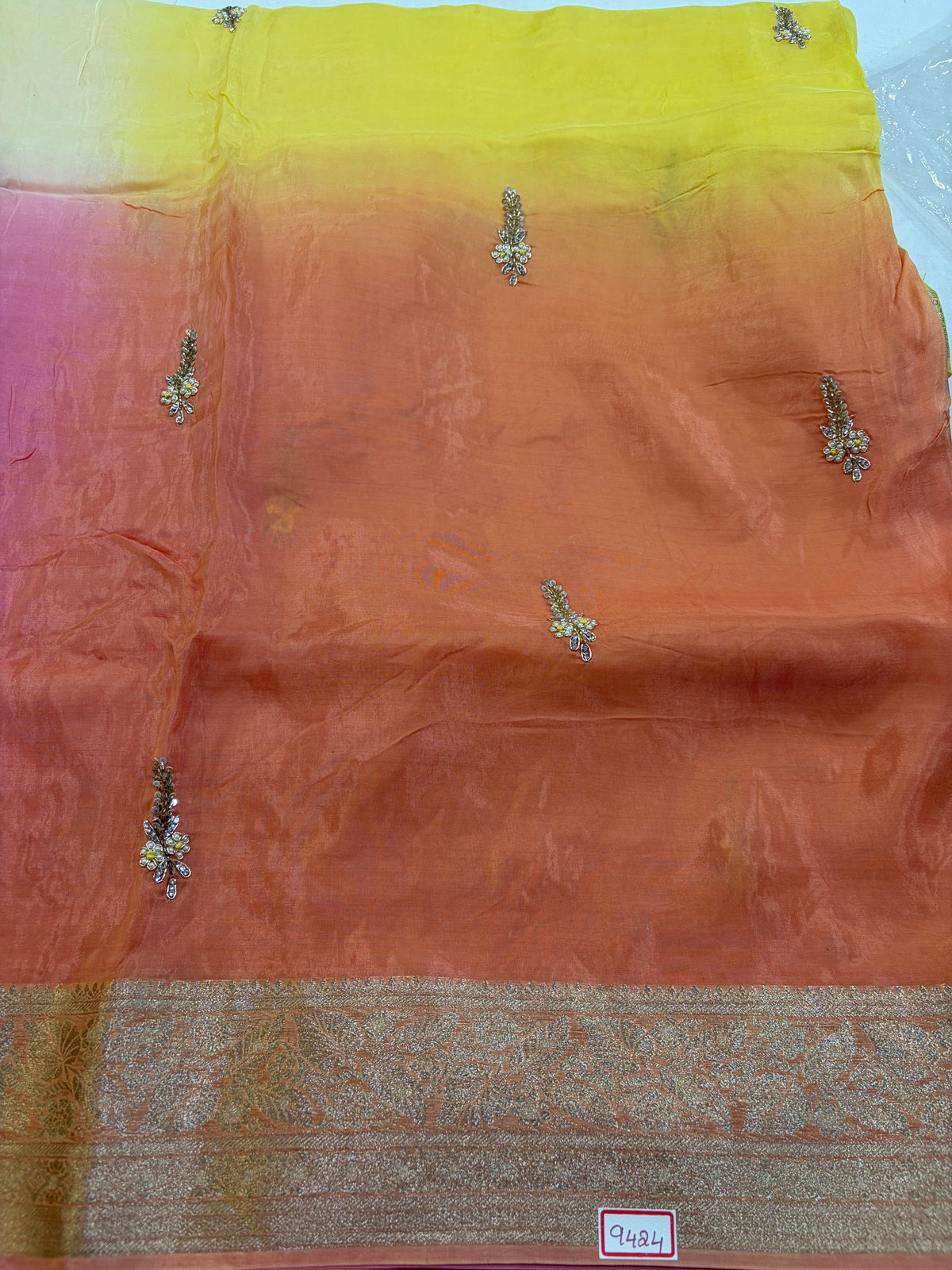 HO Viscose 4D embroidery Saree