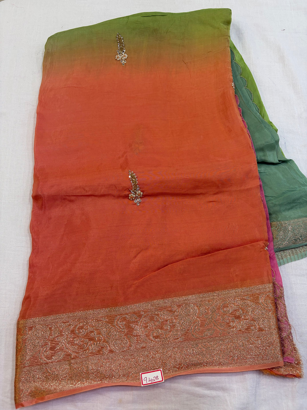 HO Viscose 4D embroidery Saree