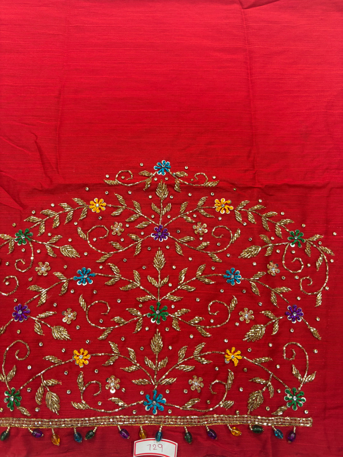 Raw Silk Maggam Work Blouse