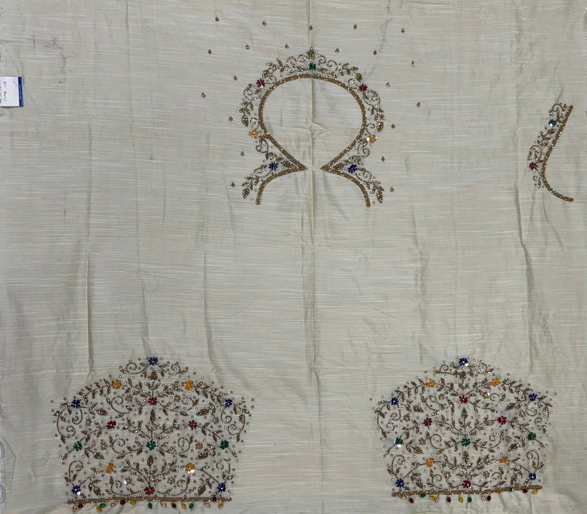 Raw Silk Maggam Work Blouse