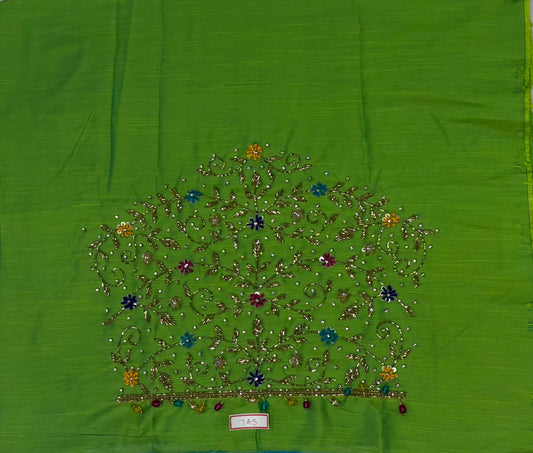 Raw Silk Maggam Work Blouse
