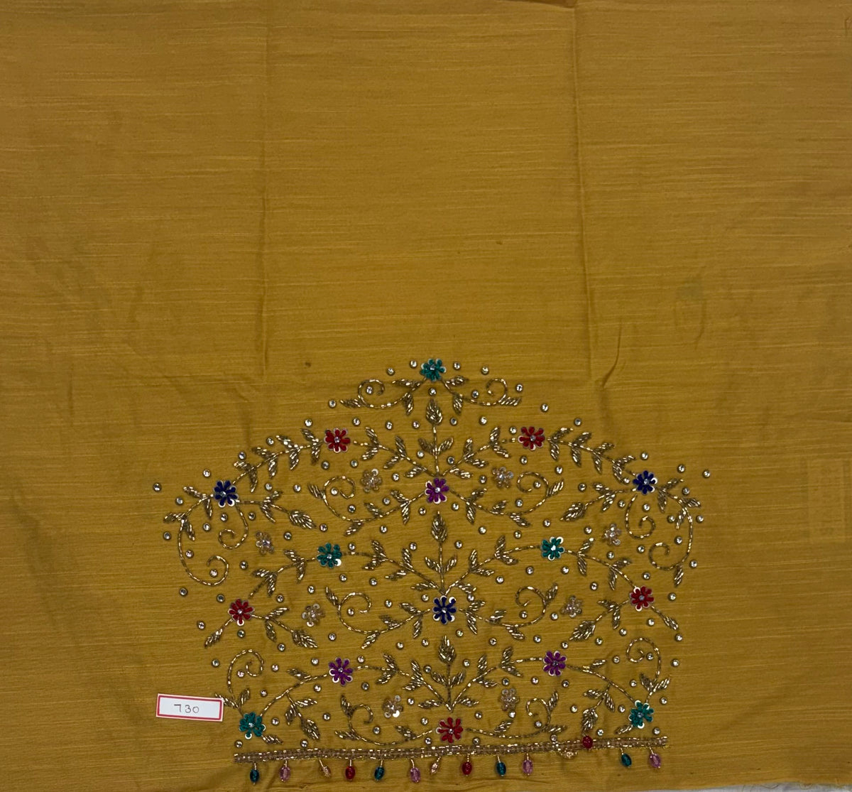 Raw Silk Maggam Work Blouse