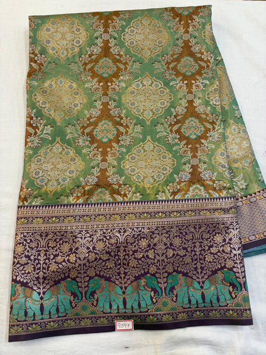 Semi Kanchi Meenakari Pattu Saree