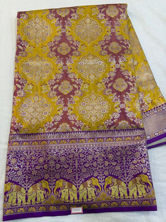 Semi Kanchi Meenakari Pattu Saree
