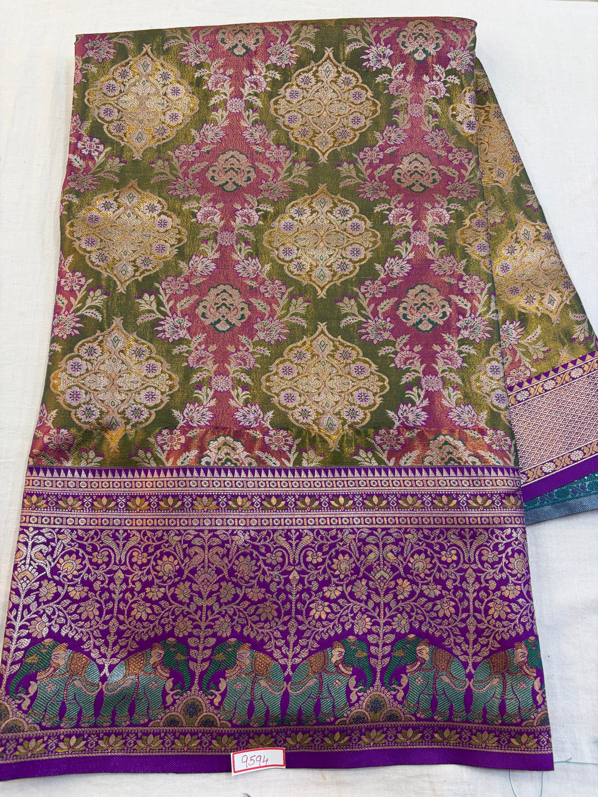 Semi Kanchi Meenakari Pattu Saree