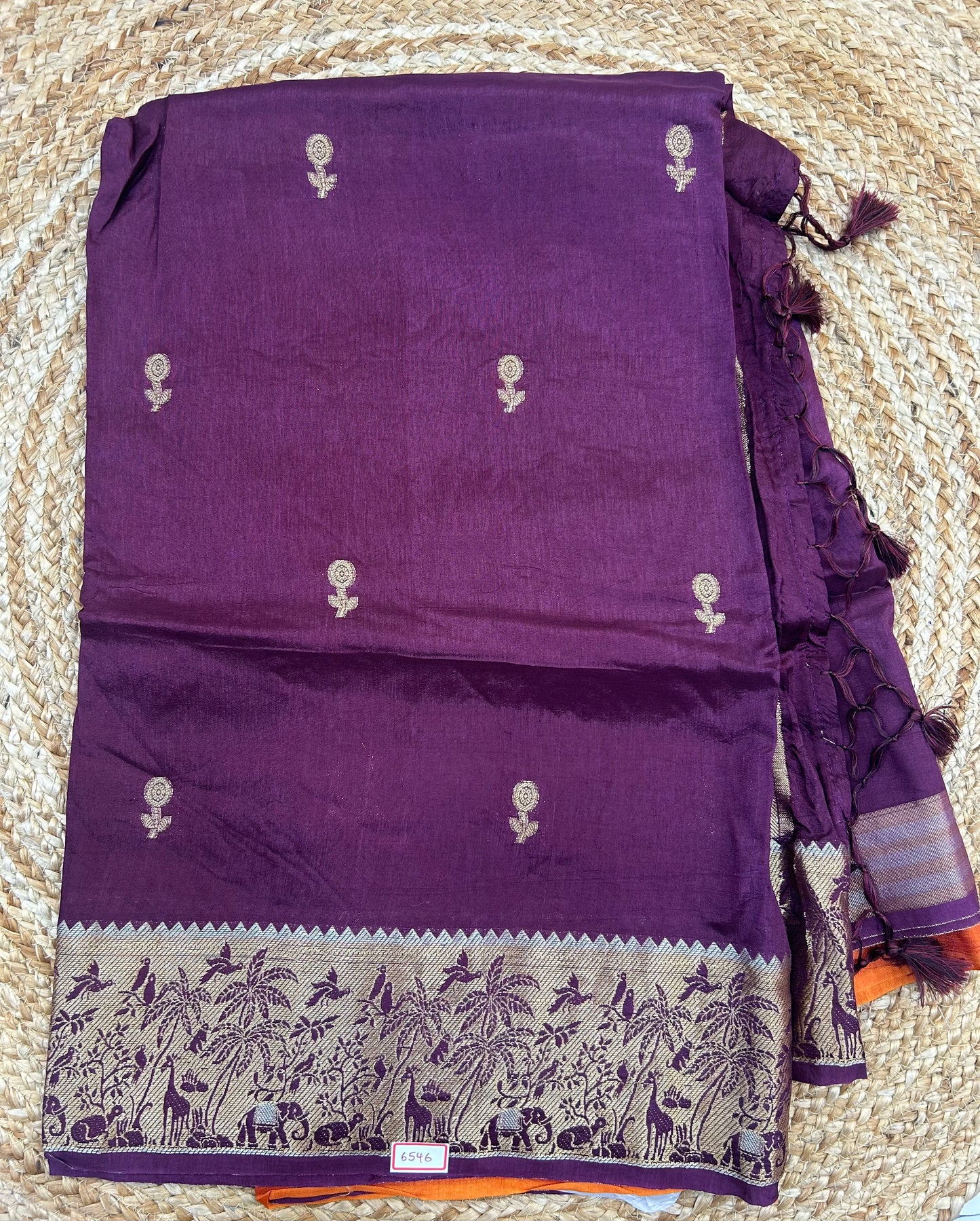 Russian Crepe saree