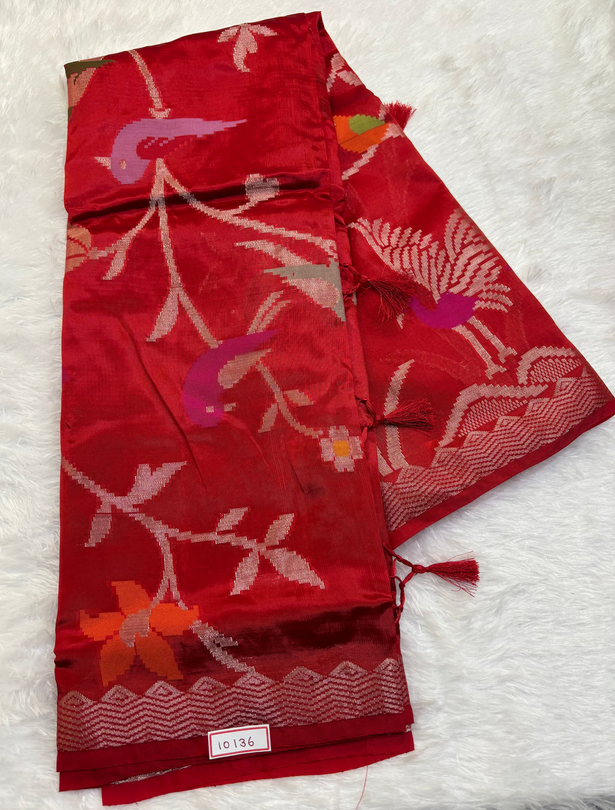Paper Silk Jamdani sarees