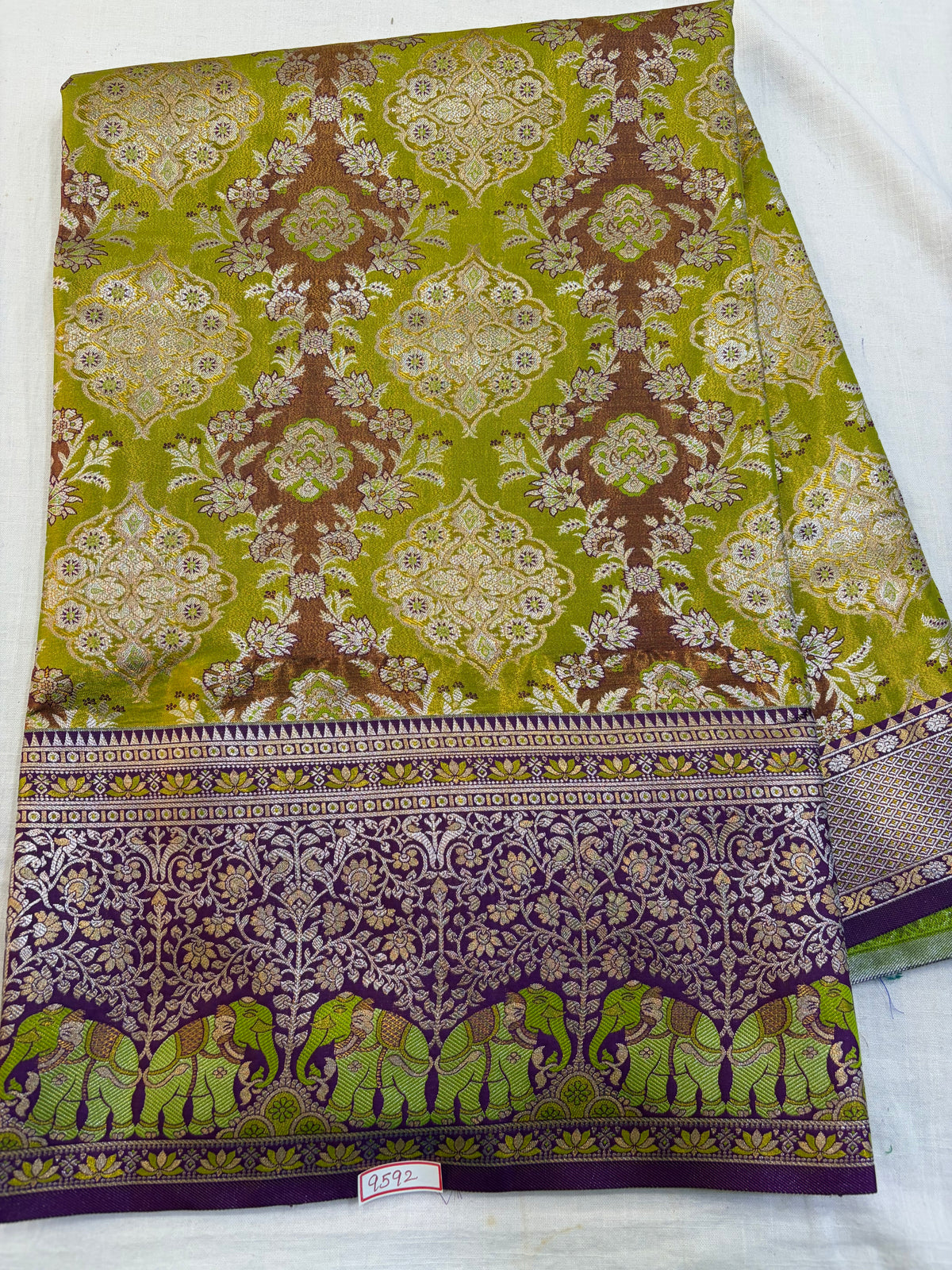 Semi Kanchi Meenakari Pattu Saree