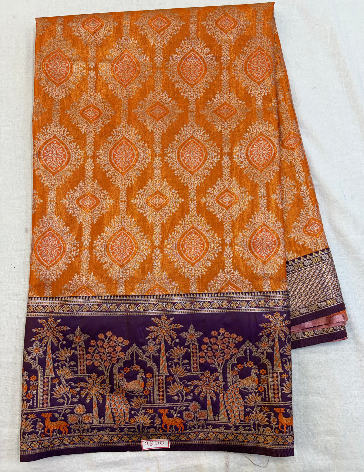 Semi Kanchi Meenakari Pattu Saree