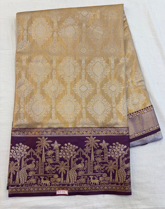 Semi Kanchi Meenakari Pattu Saree