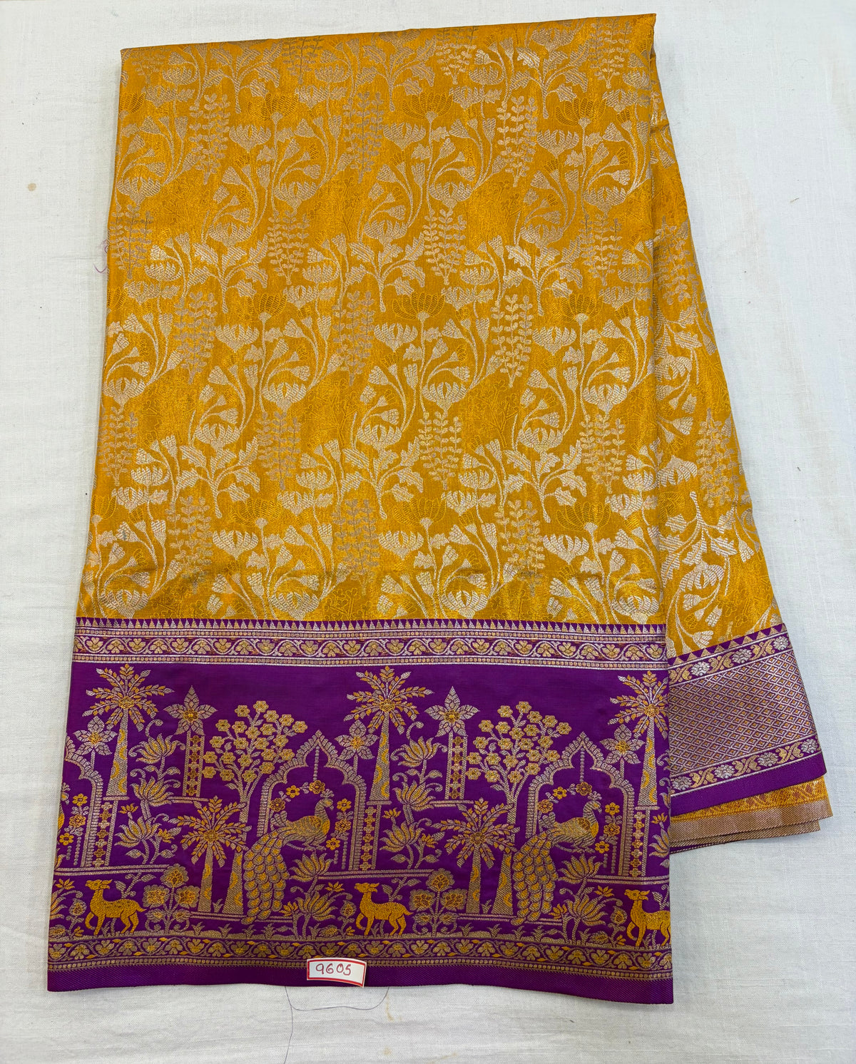 Semi Kanchi Meenakari Pattu Saree