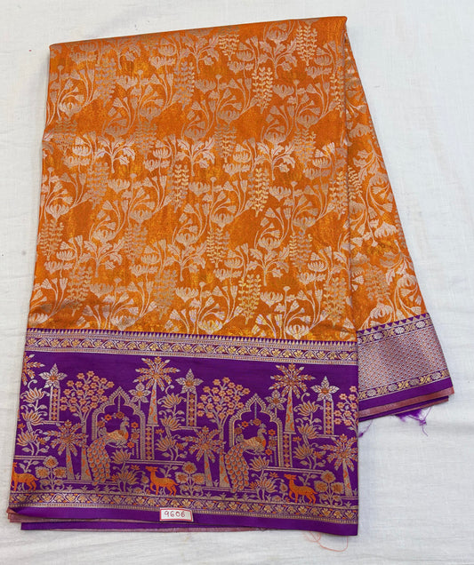 Semi Kanchi Meenakari Pattu Saree