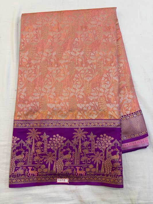Semi Kanchi Meenakari Pattu Saree