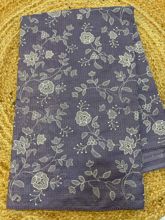Kota Embroidery Sarees
