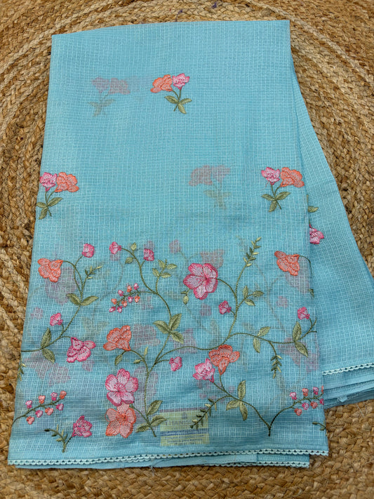 Kota Embroidery Sarees