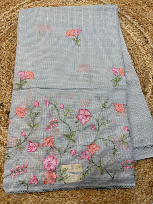 Kota Embroidery Sarees