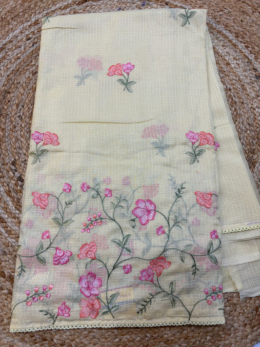 Kota Embroidery Sarees