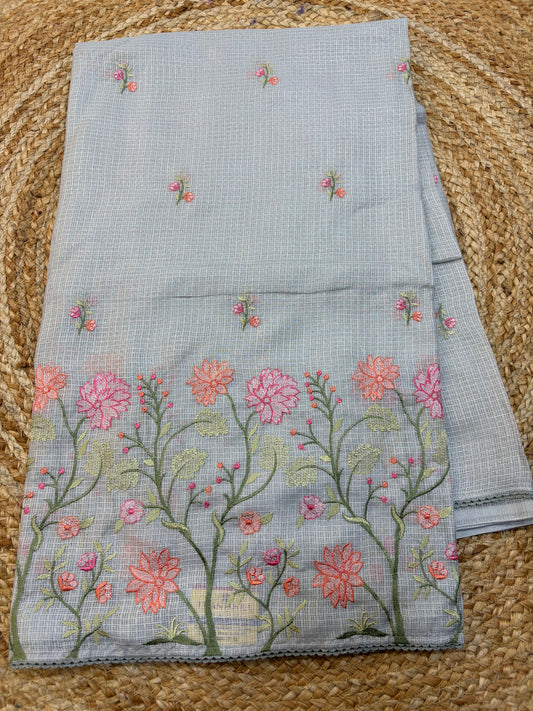 Kota Embroidery Sarees