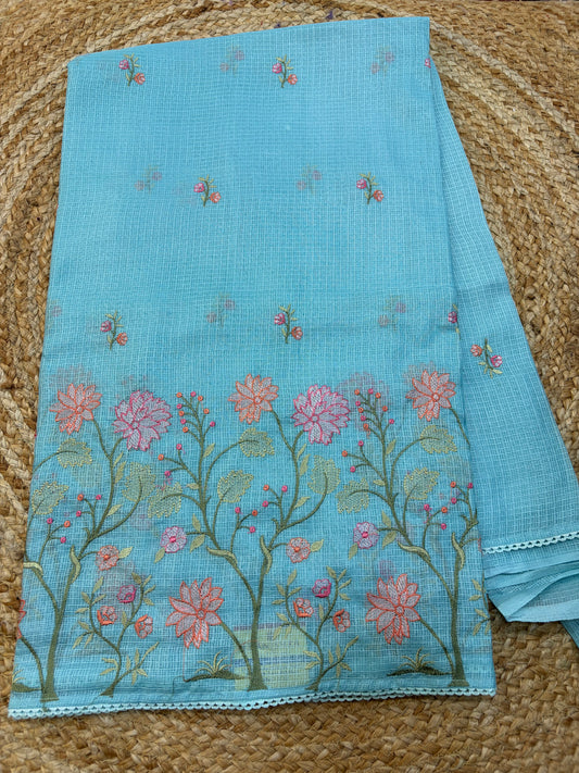 Kota Embroidery Sarees