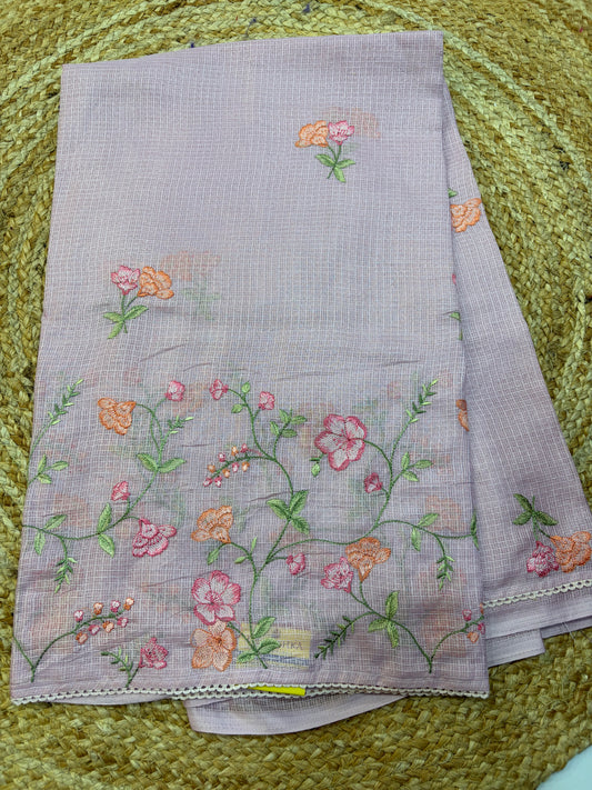 Kota Embroidery Sarees