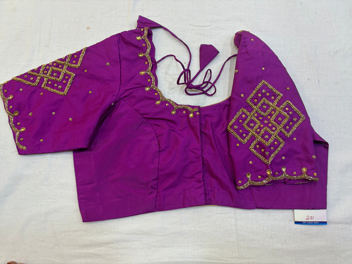 Readymade Maggam work Blouse