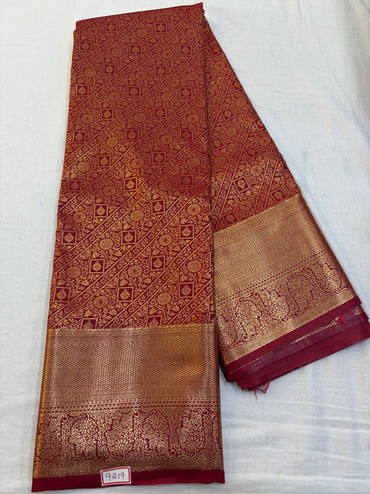 Semi Kanchi Pattu Saree - Pencil Work