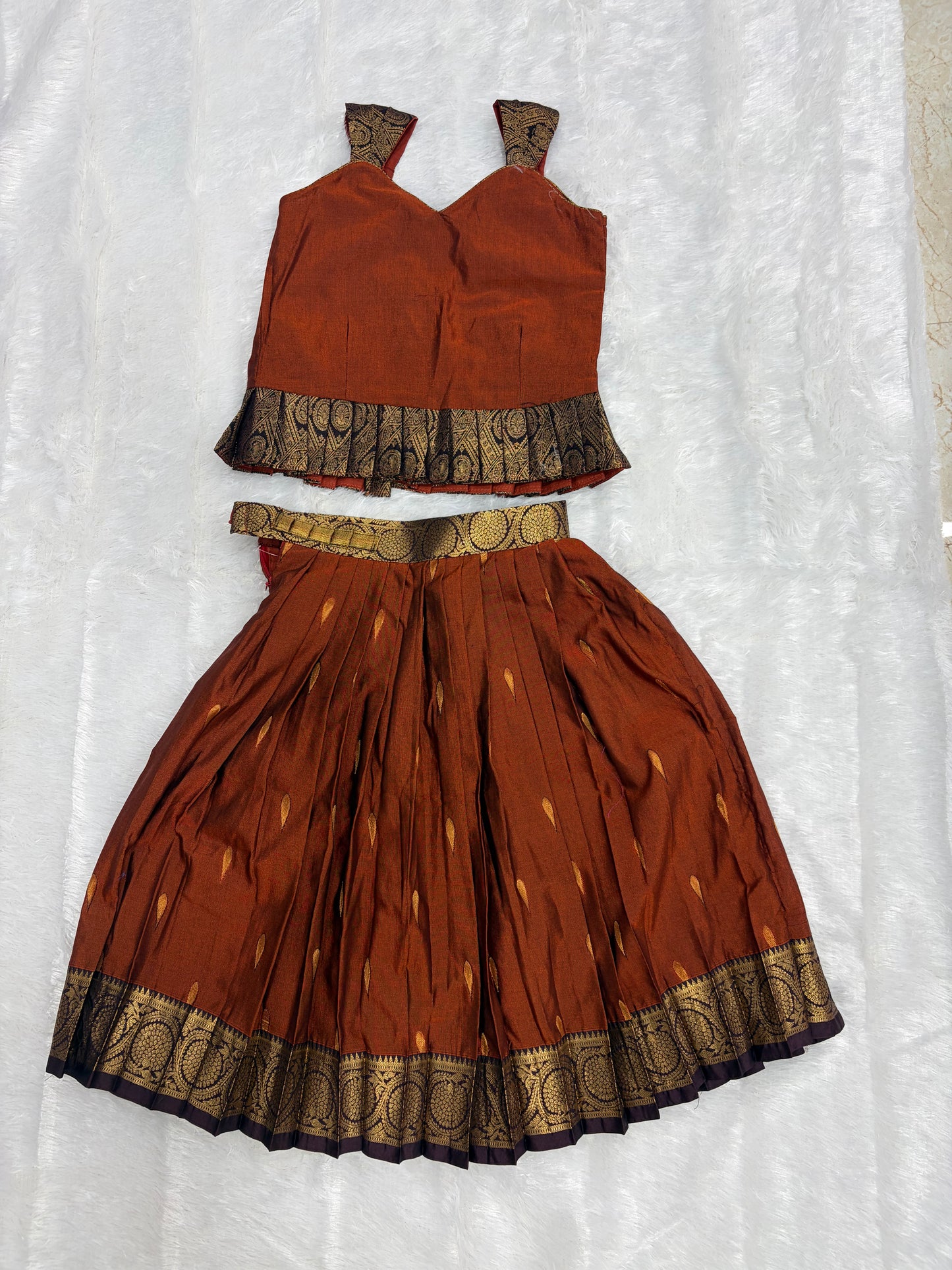 Kids Lehanga Stitched