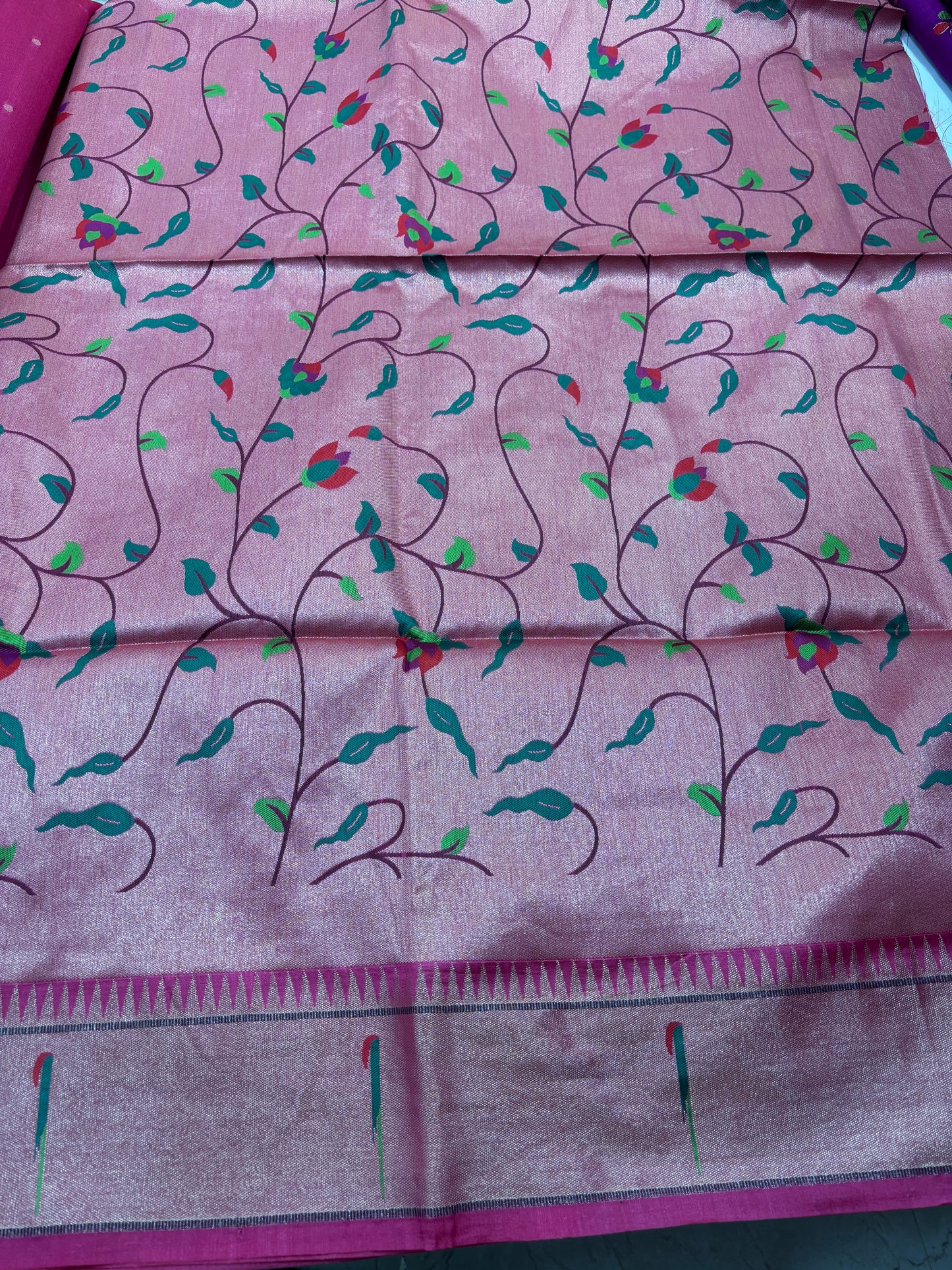 Paithani Muniya border Saree