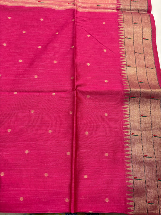 Paithani Muniya border Saree