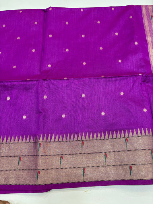 Paithani Muniya border Saree
