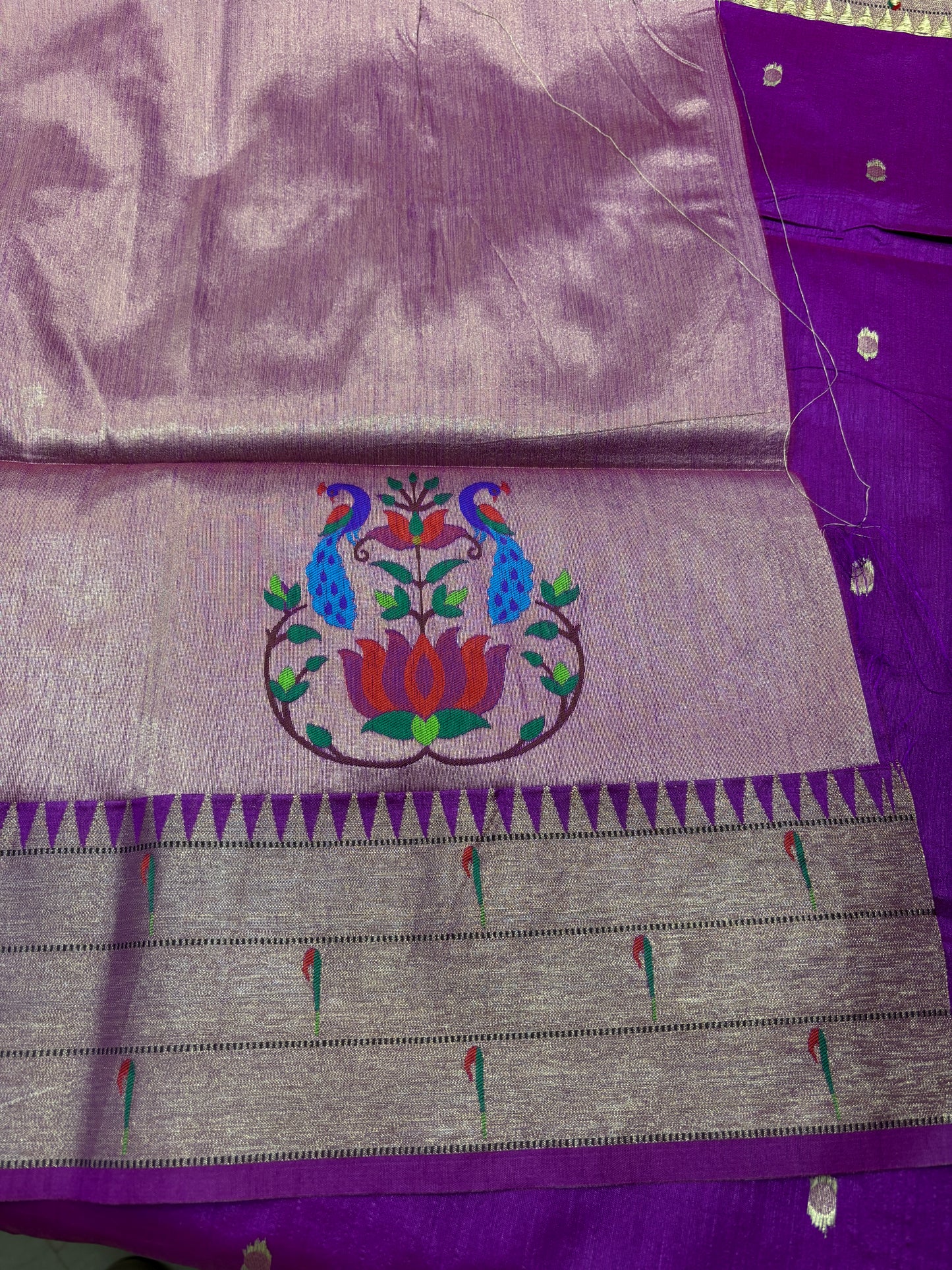 Paithani Muniya border Saree