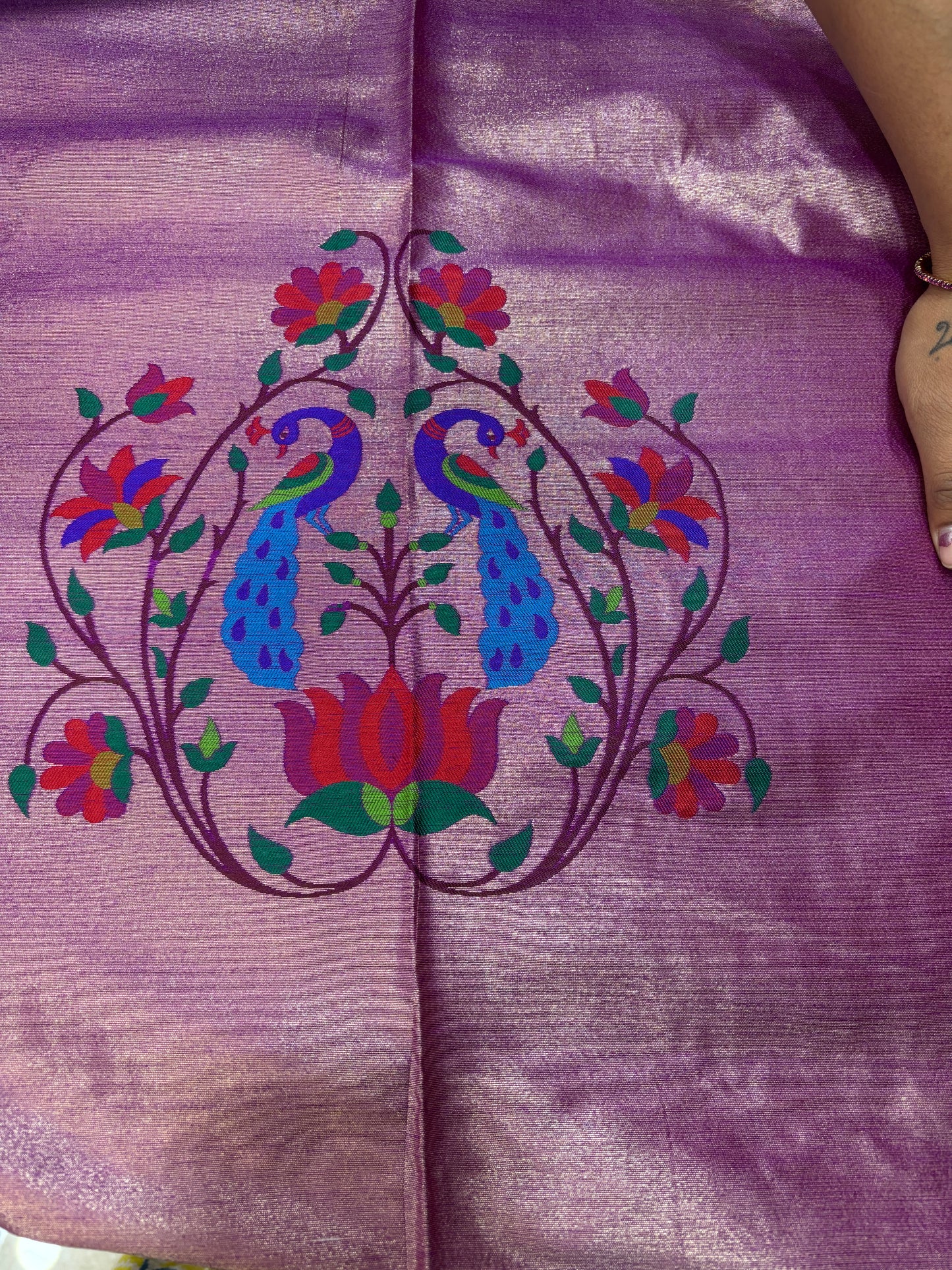 Paithani Muniya border Saree