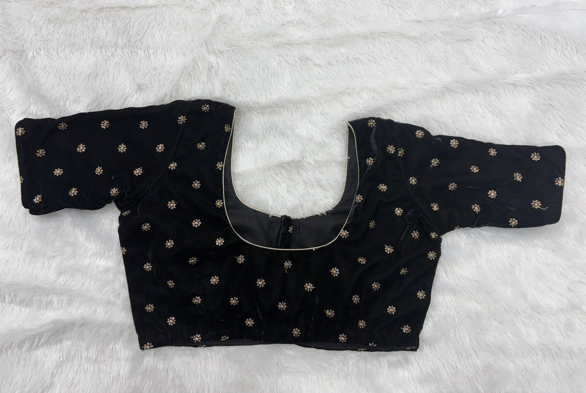 Black Velvet Readymade blouse