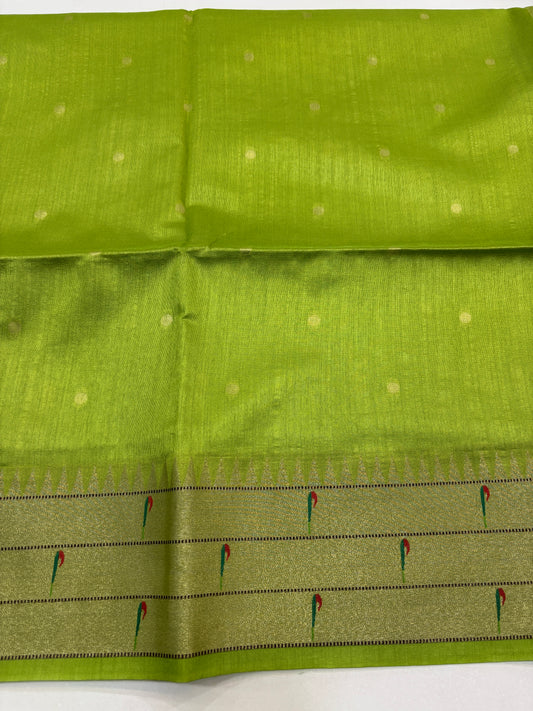 Paithani Muniya border Saree