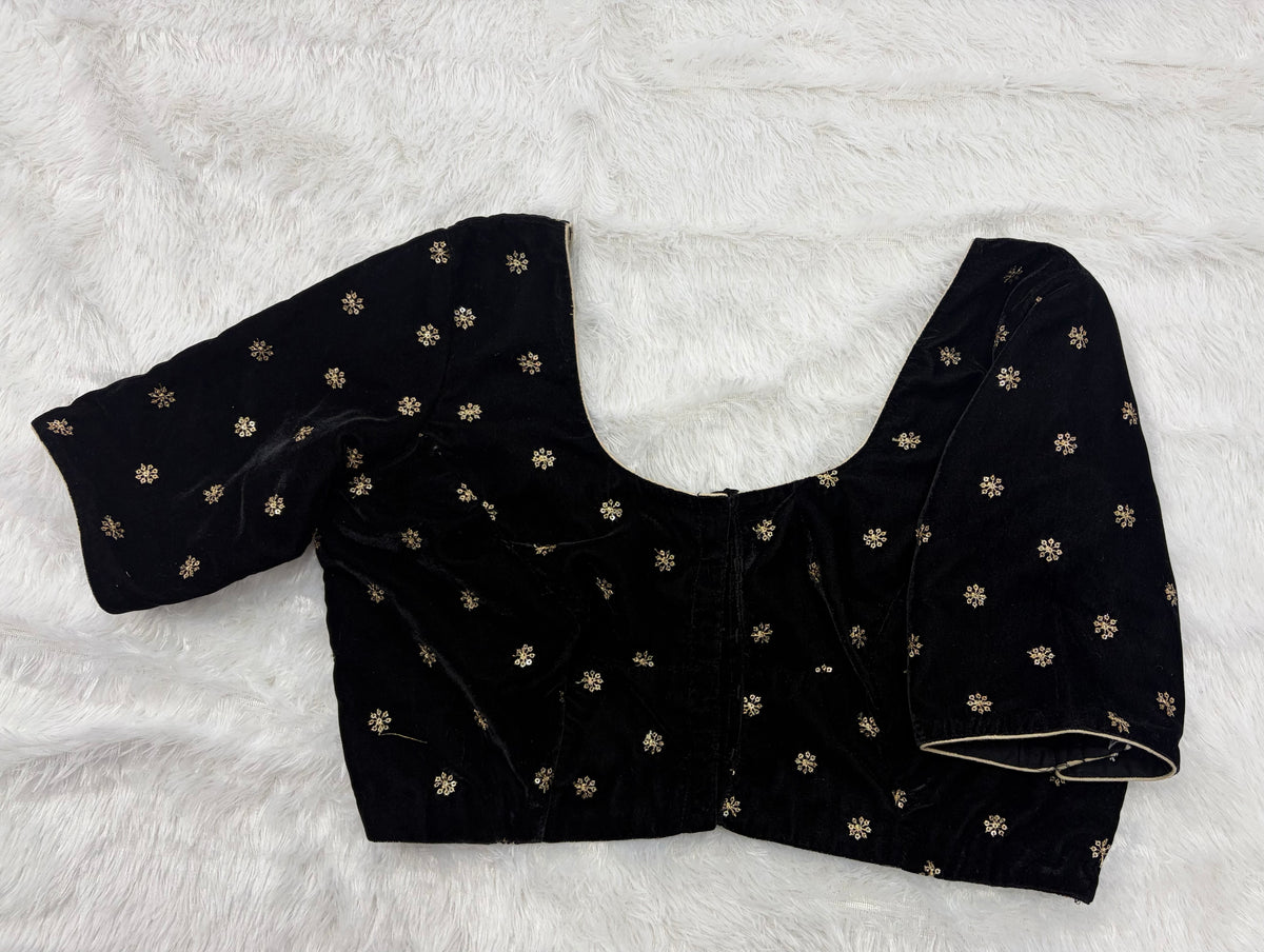 Black Velvet Readymade blouse
