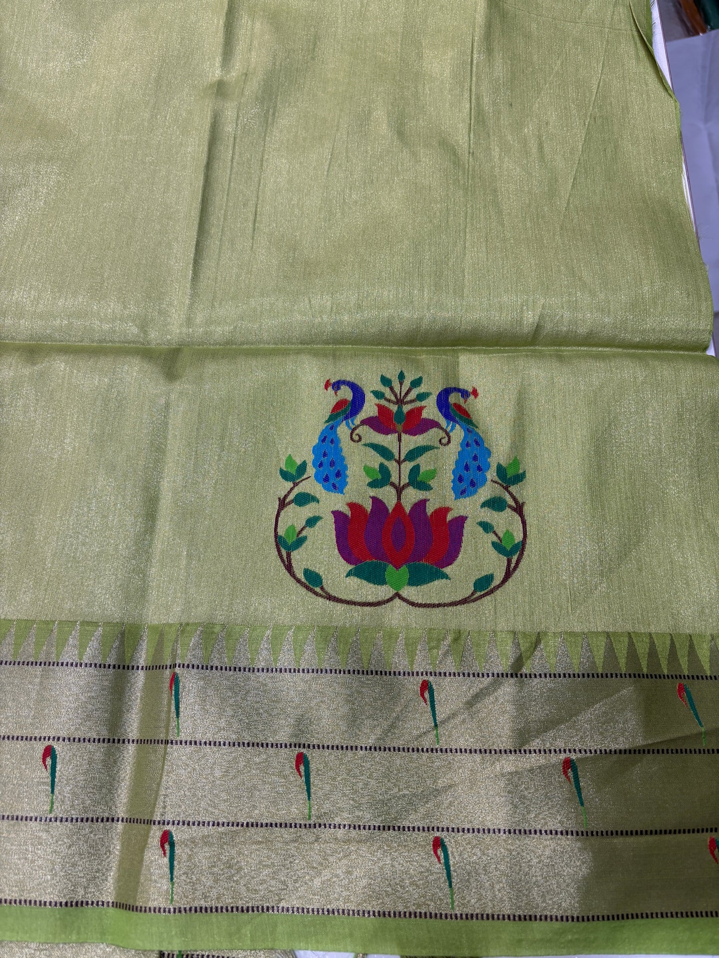 Paithani Muniya border Saree