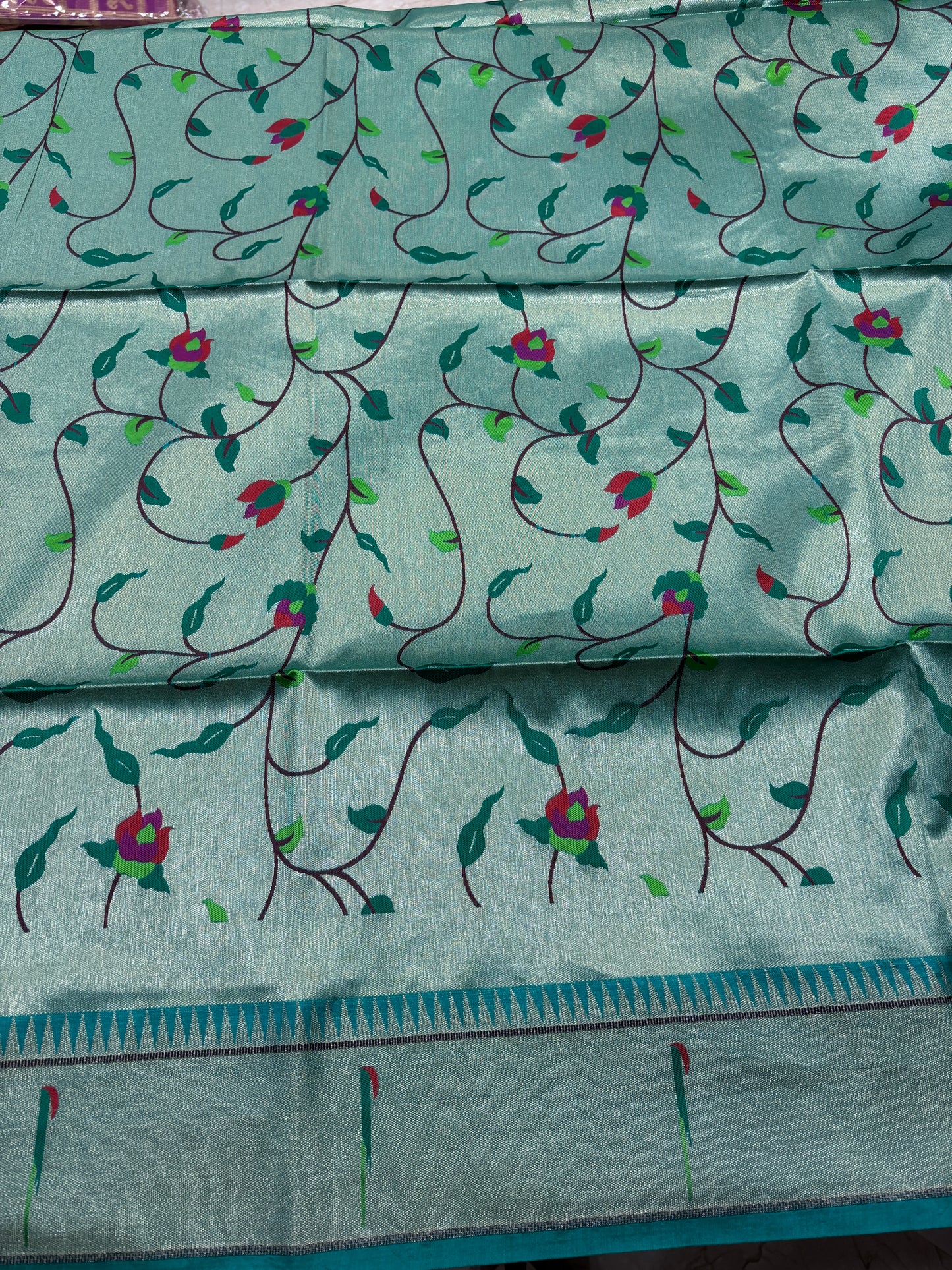 Paithani Muniya border Saree