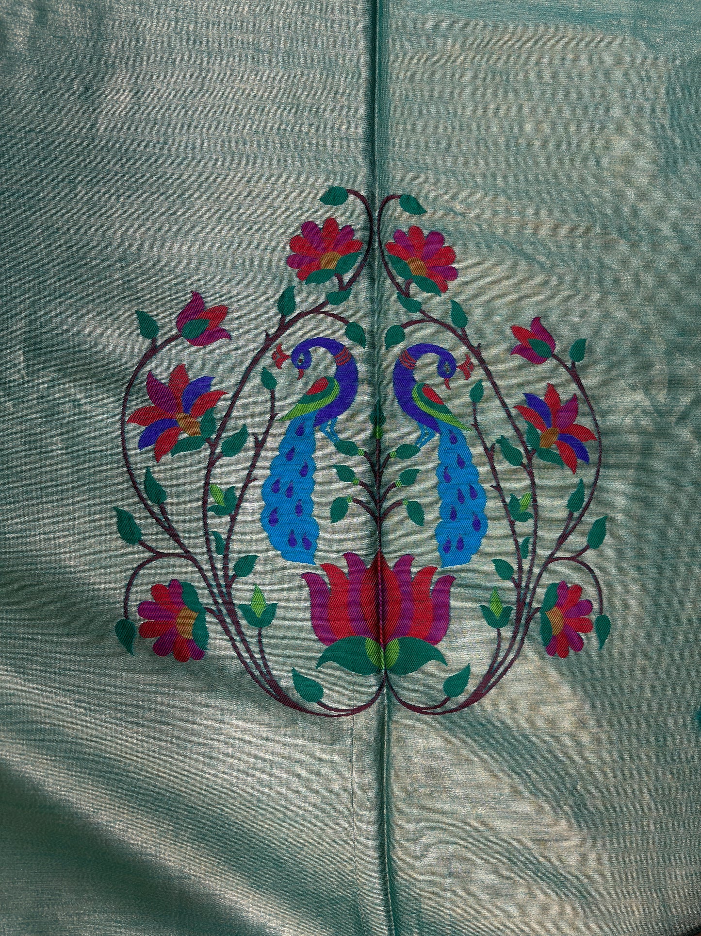 Paithani Muniya border Saree