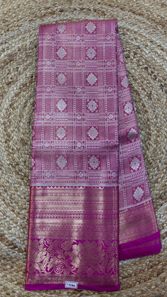 Semi Kanchi 1G gold Saree