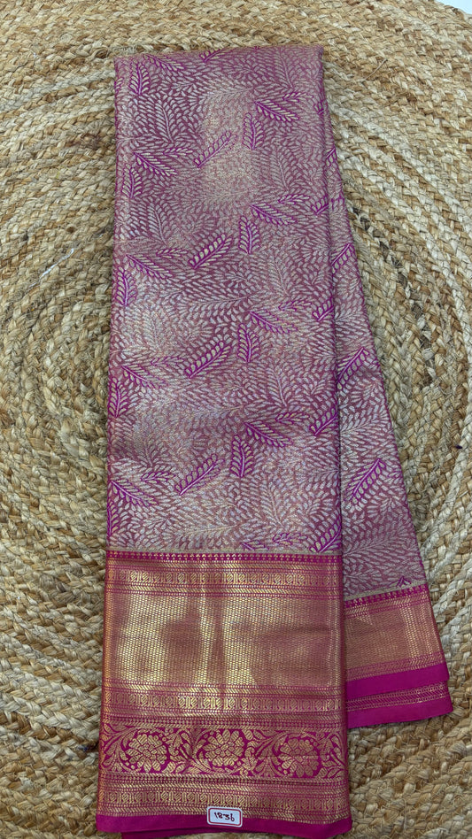 Semi Kanchi 1G gold Saree