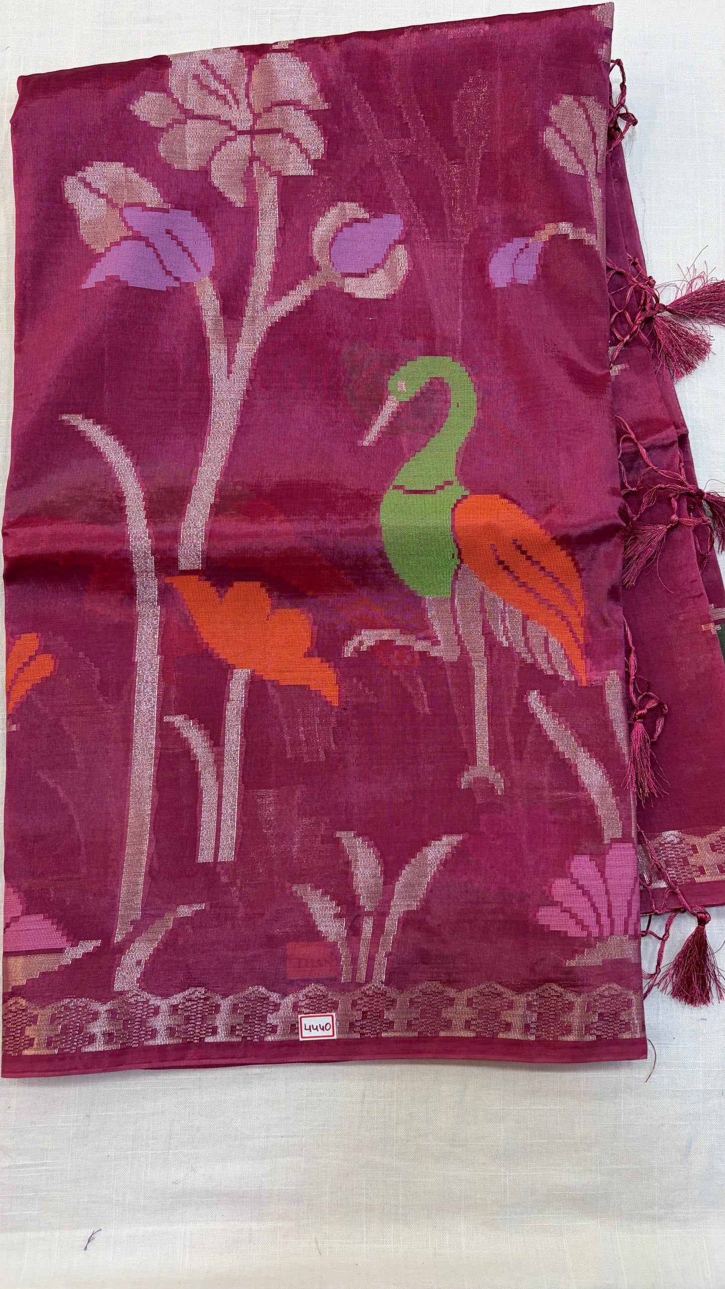 Paper Silk Jamdani sarees