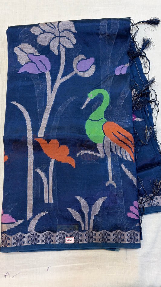 Paper Silk Jamdani sarees