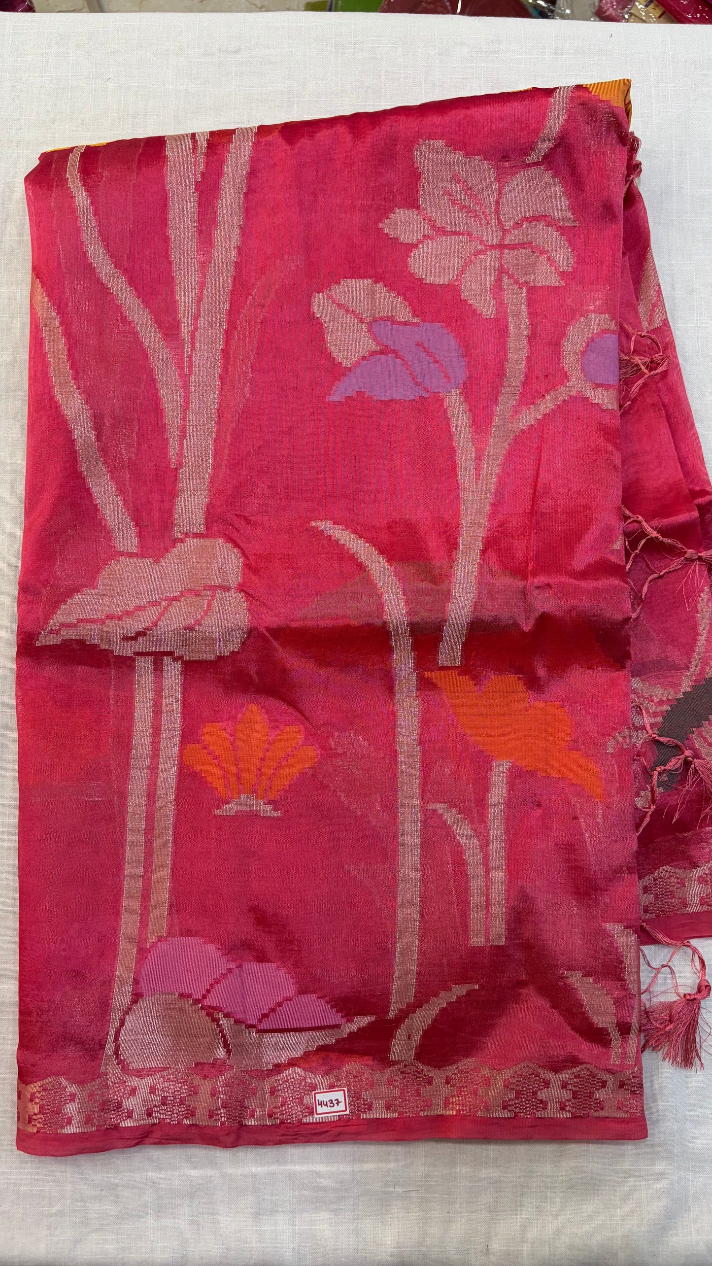 Paper Silk Jamdani sarees