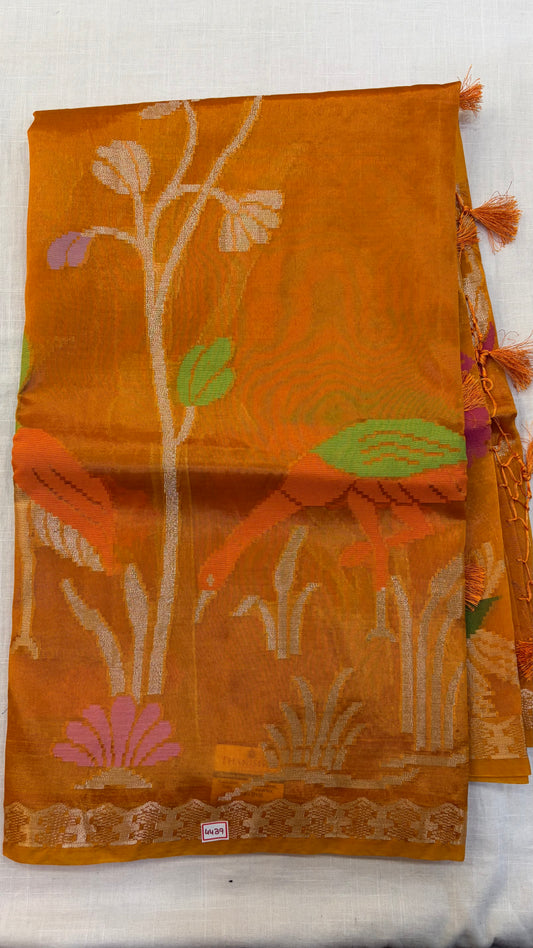 Paper Silk Jamdani sarees