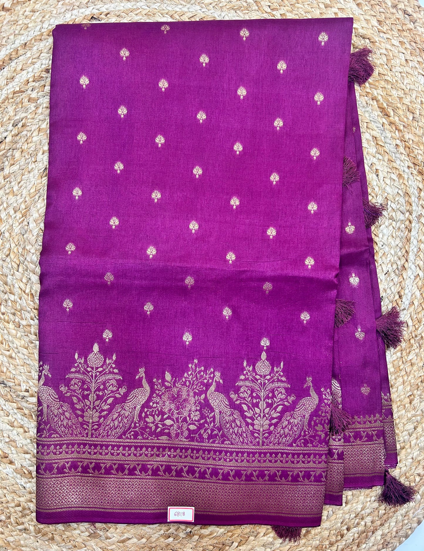 Russian Crepe saree