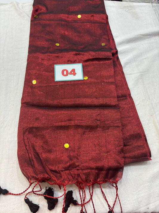 Tissue Butti Saree-4